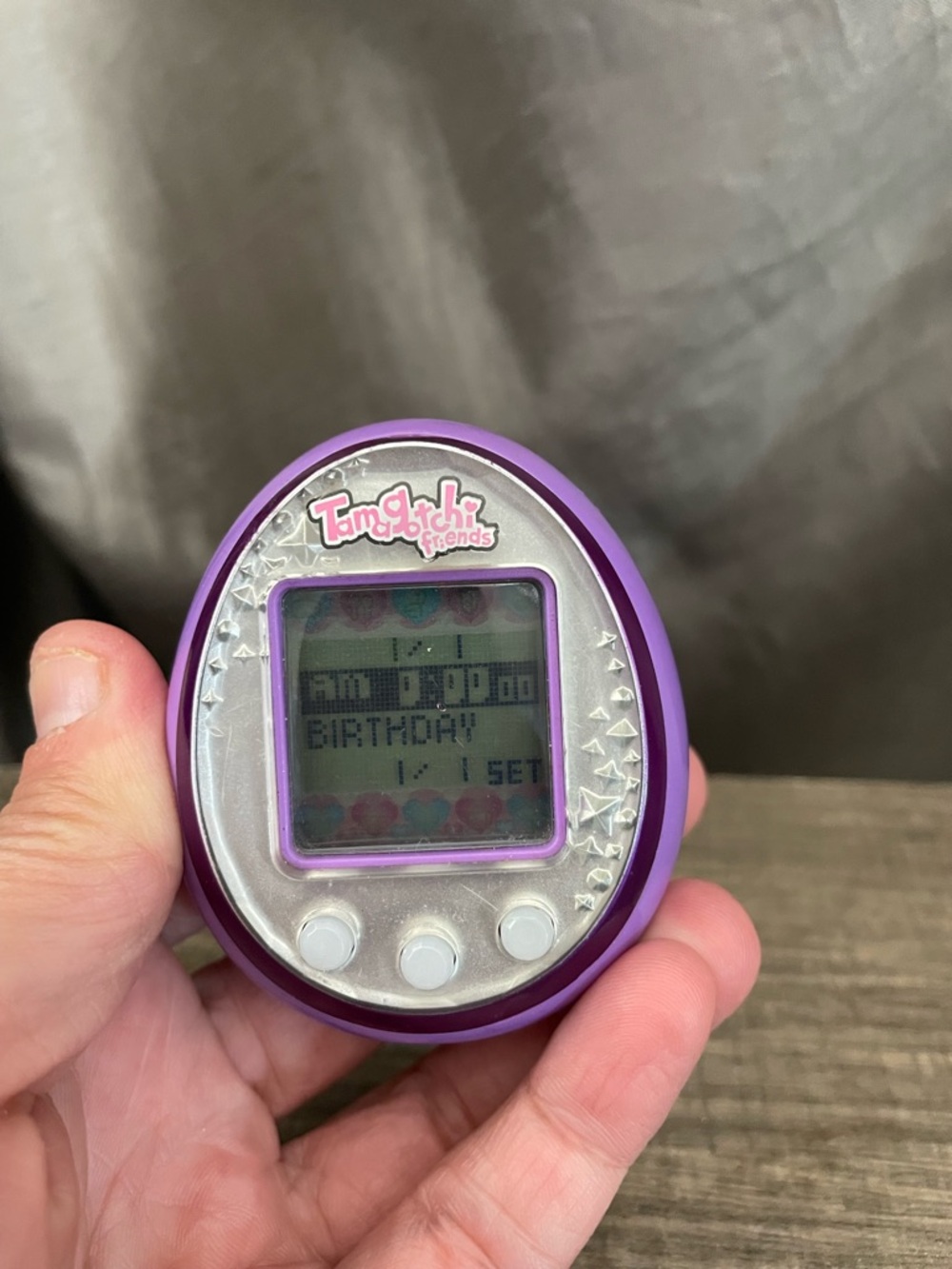 Vintage 2013 Bandai Tamagotchi Friends Purple Gem Digital Pet – Tested Working